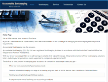 Tablet Screenshot of accountablebooks.com.au